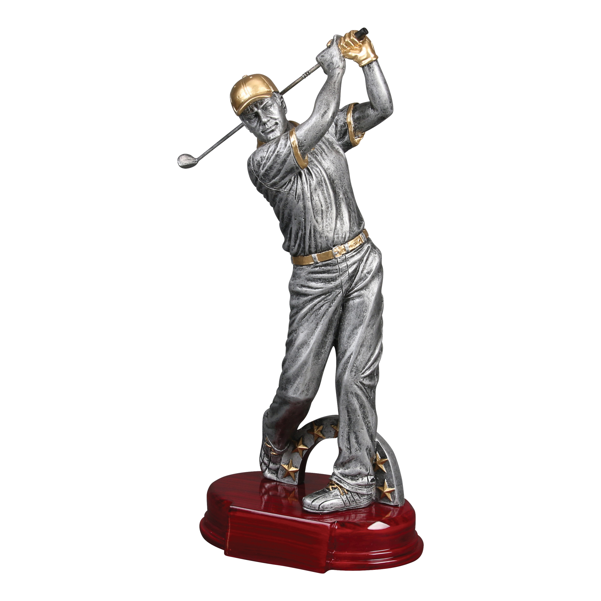 Golf Sculpture Award Male 12"