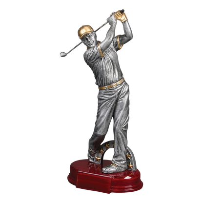 Golf Sculpture Award Male 12"