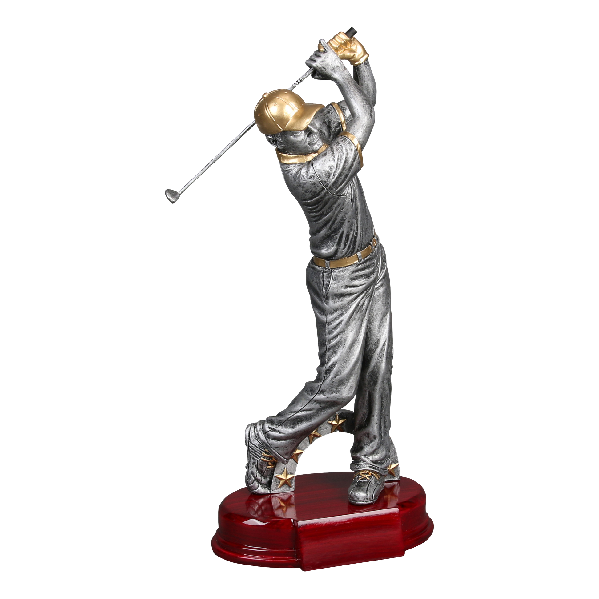 Golf Sculpture Award Male 12"