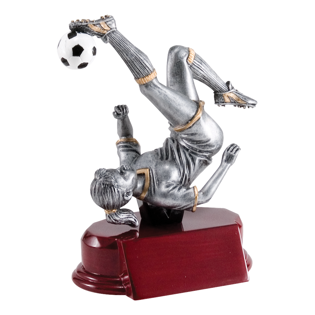 Soccer Sculpture Award Female 5.25"