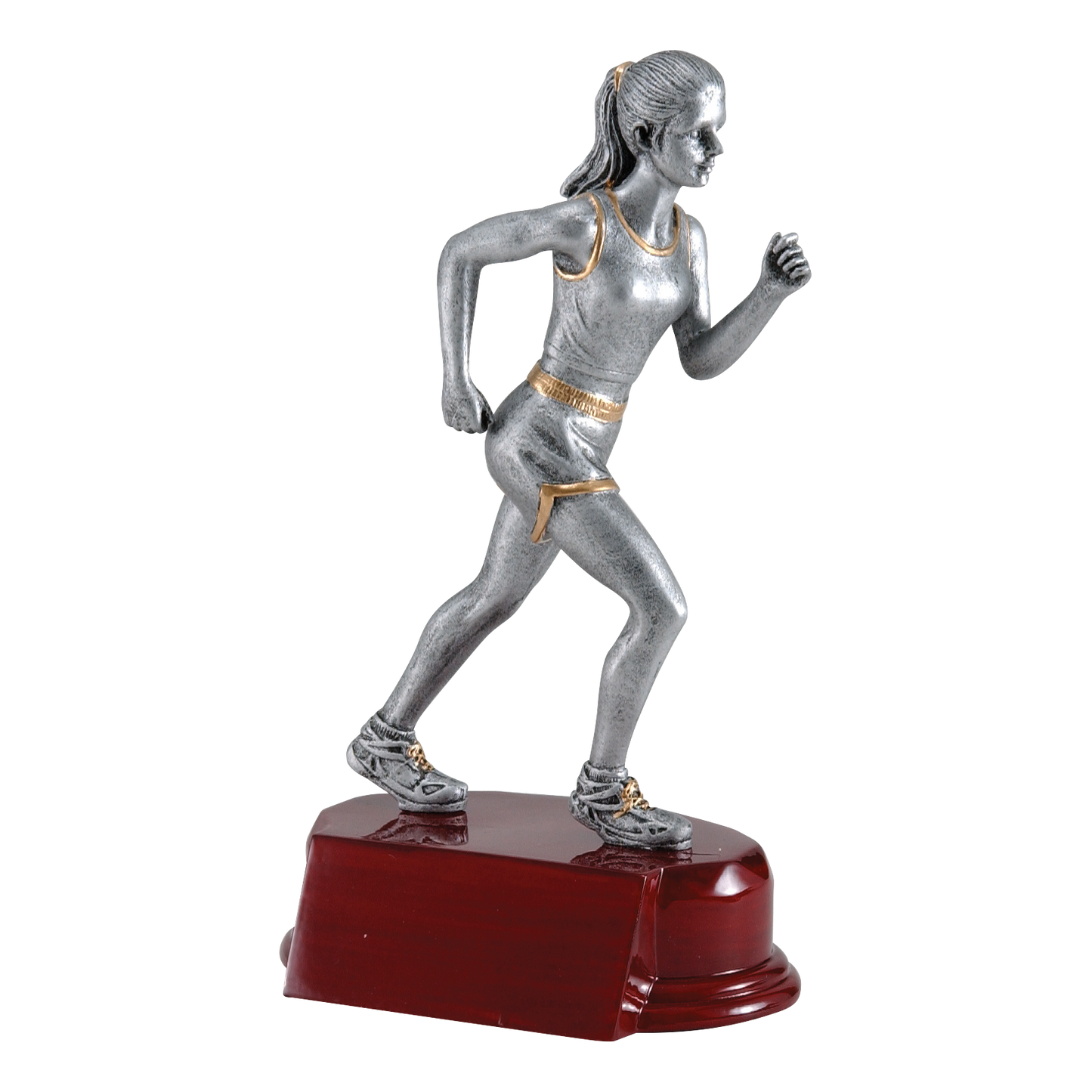 Track Sculpture Award Female 6.25"