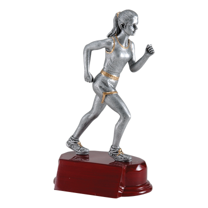 Track Sculpture Award Female 6.25"