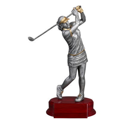 Golf Sculpture Awards Female 6.25"