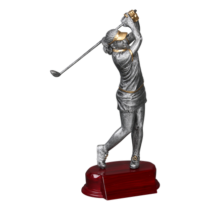 Golf Sculpture Awards Female 6.25"