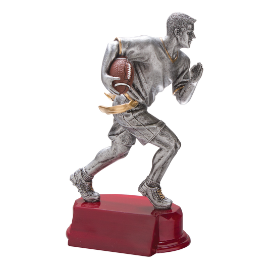 Flag Football Sculpture Award Male 6.25"