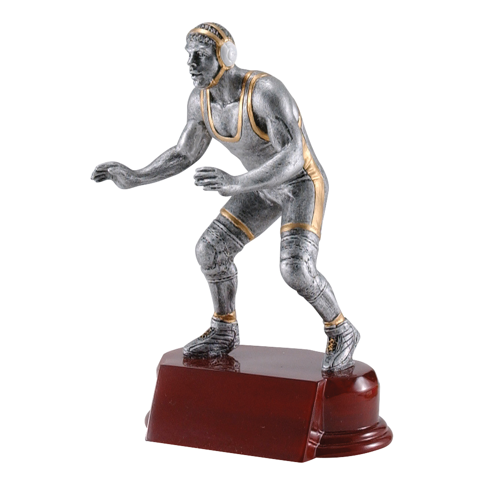 Wrestling Sculpture Award 6.5"