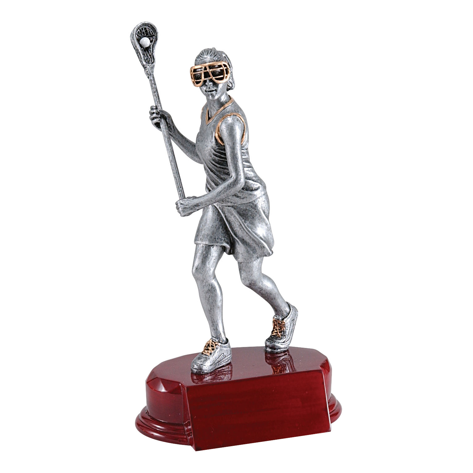 Lacrosse Sculpture Award Female 7.25"