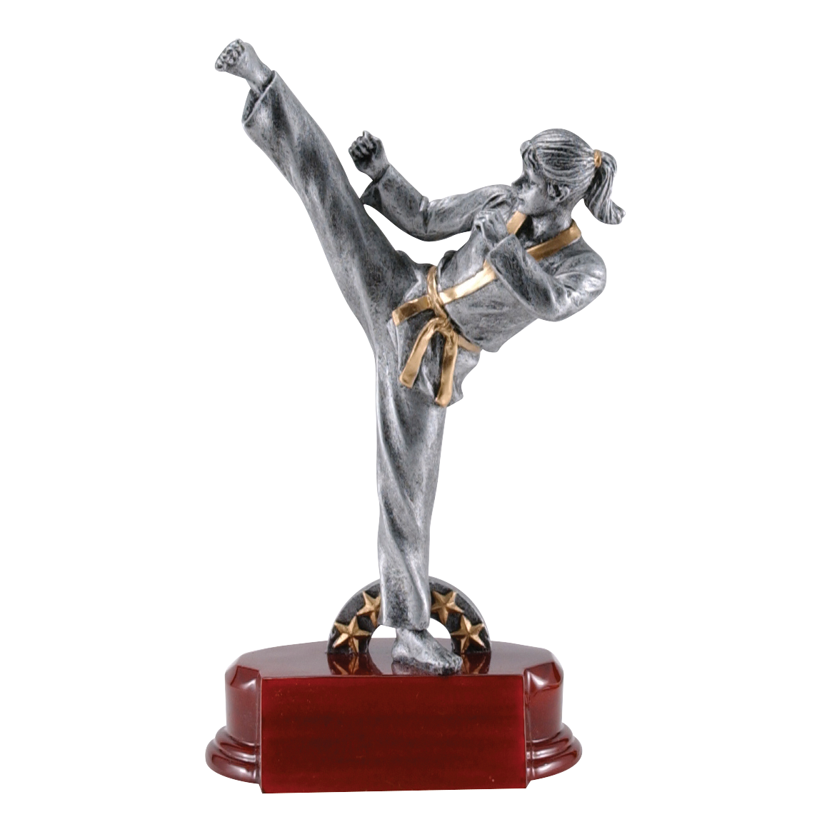 Karate Sculpture Award Female 7"