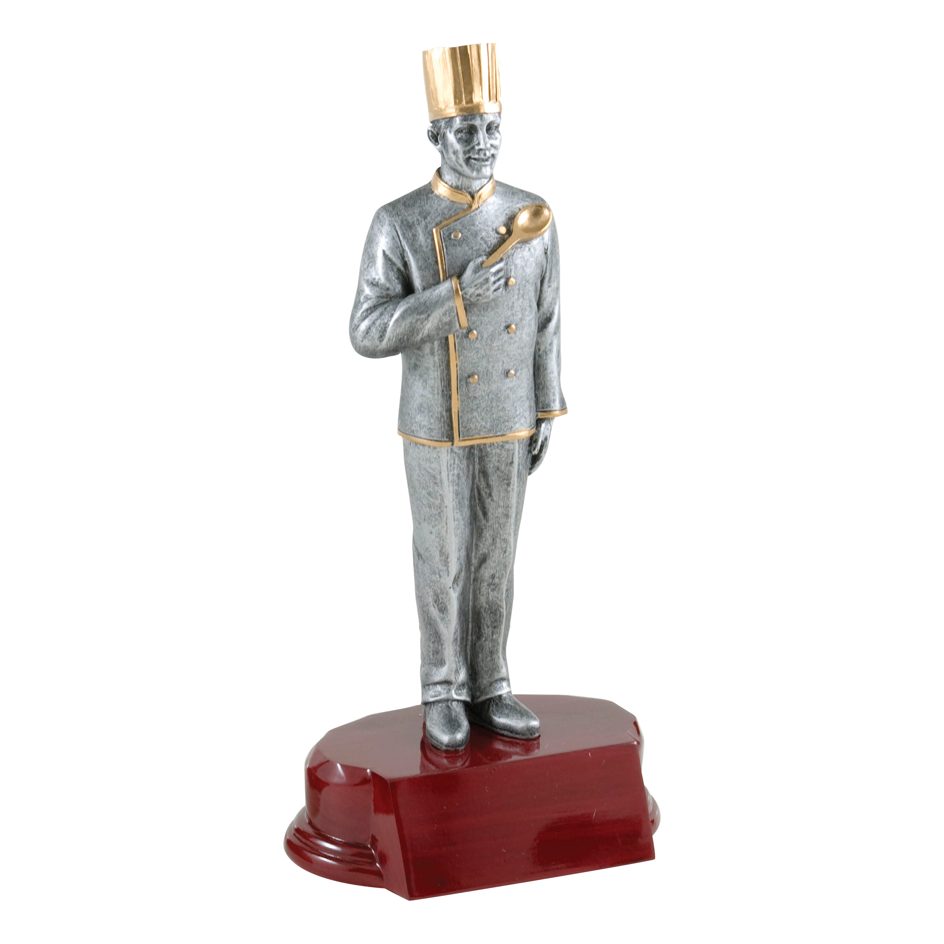 Chef Sculpture Award Male 7.25"