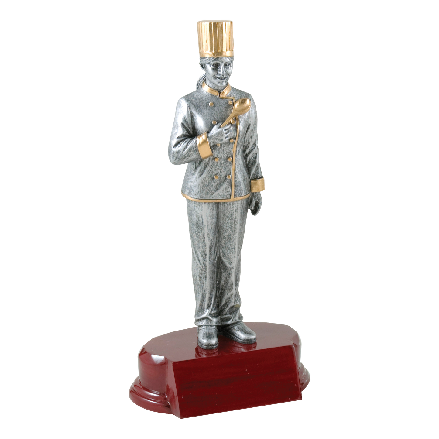 Chef Sculpture Award Female 7.25"