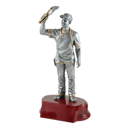 BBQ Chef Sculpture Award 7.25"