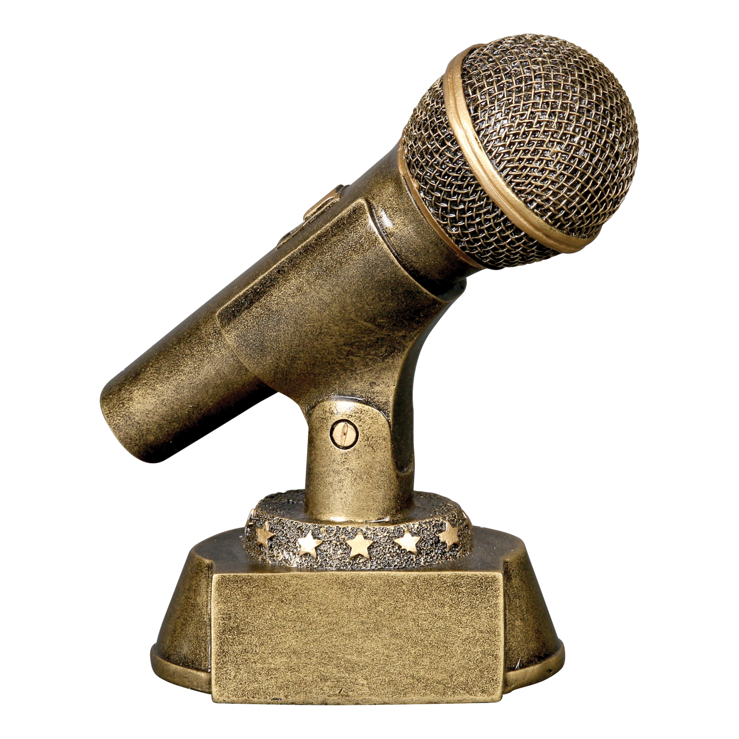 Golden Microphone Award 6"