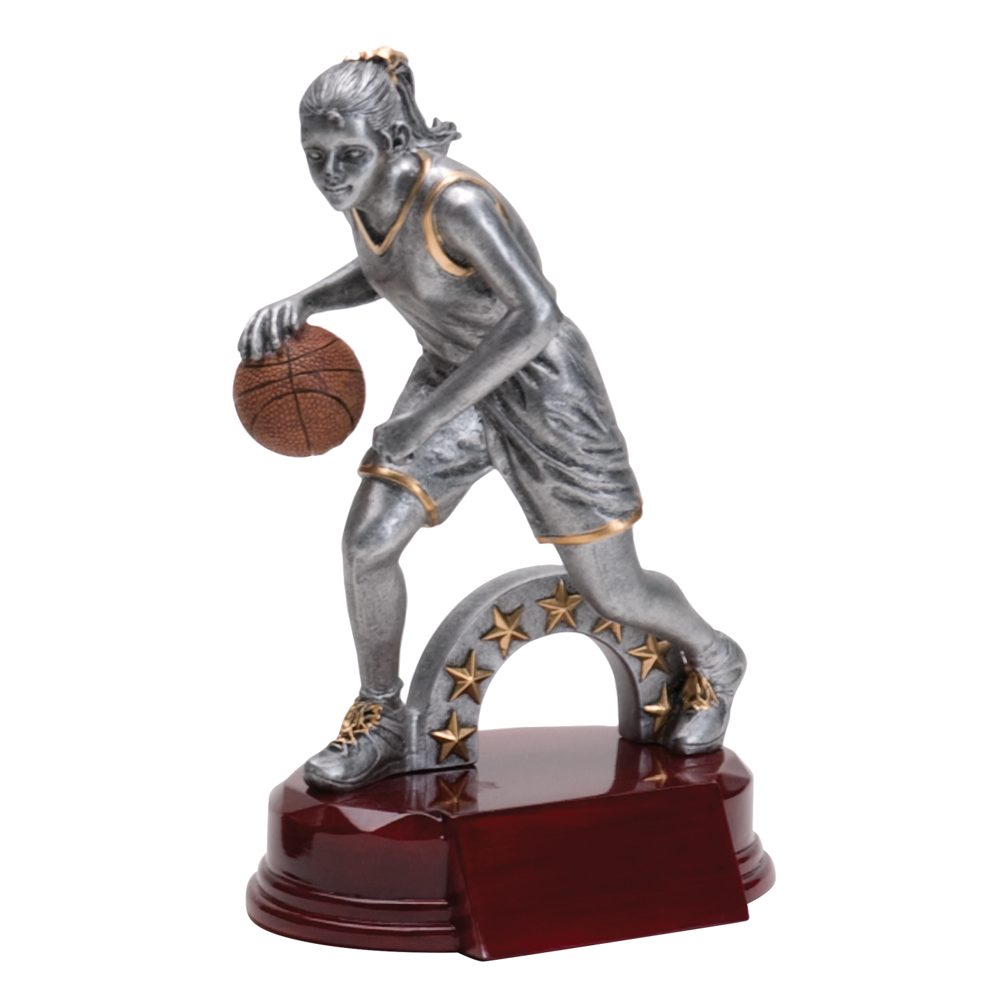 Basketball Sculpture Award Female 7.5"