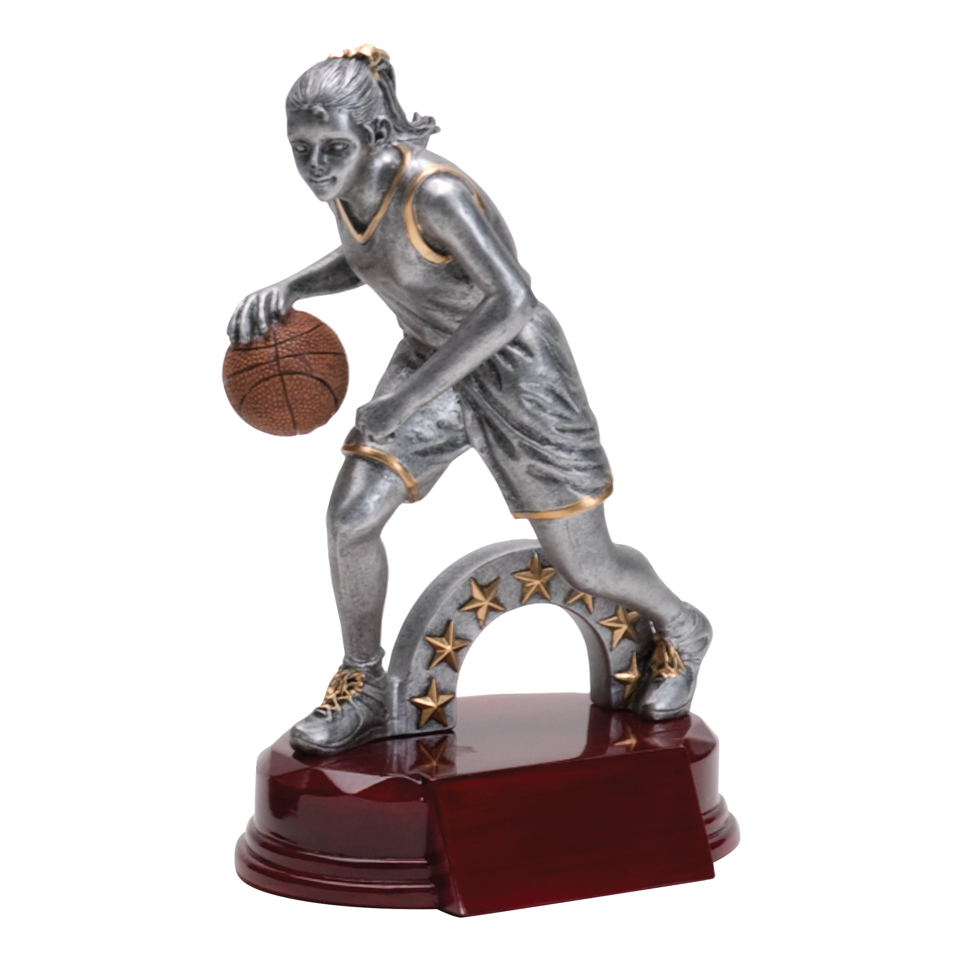 Basketball Sculpture Award Female 7.5"