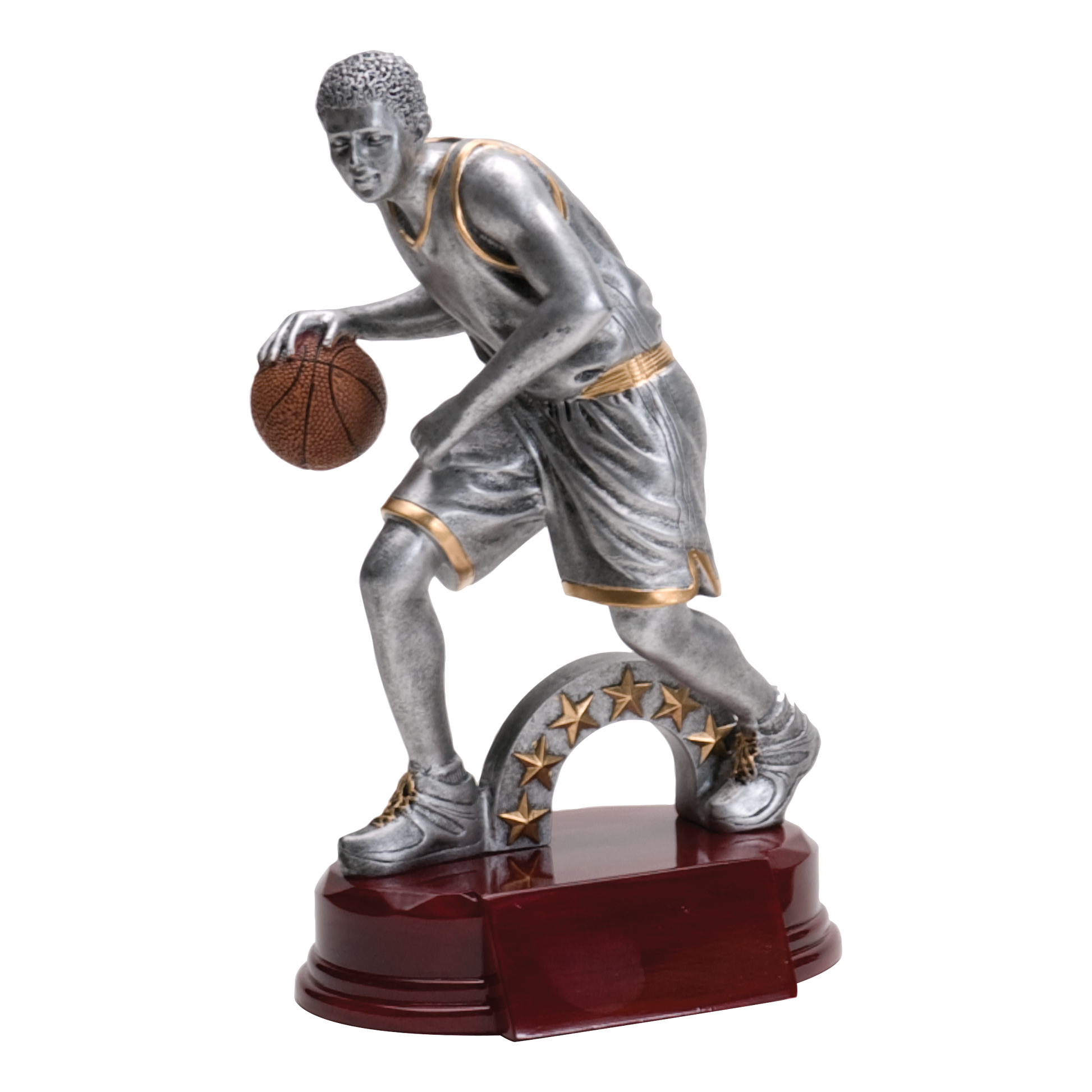 Basketball Sculpture Award Male 8"