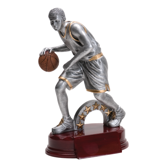 Basketball Sculpture Award Male 8"