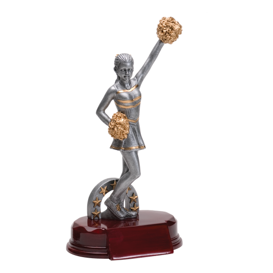 Cheerleader Sculpture Award 9"