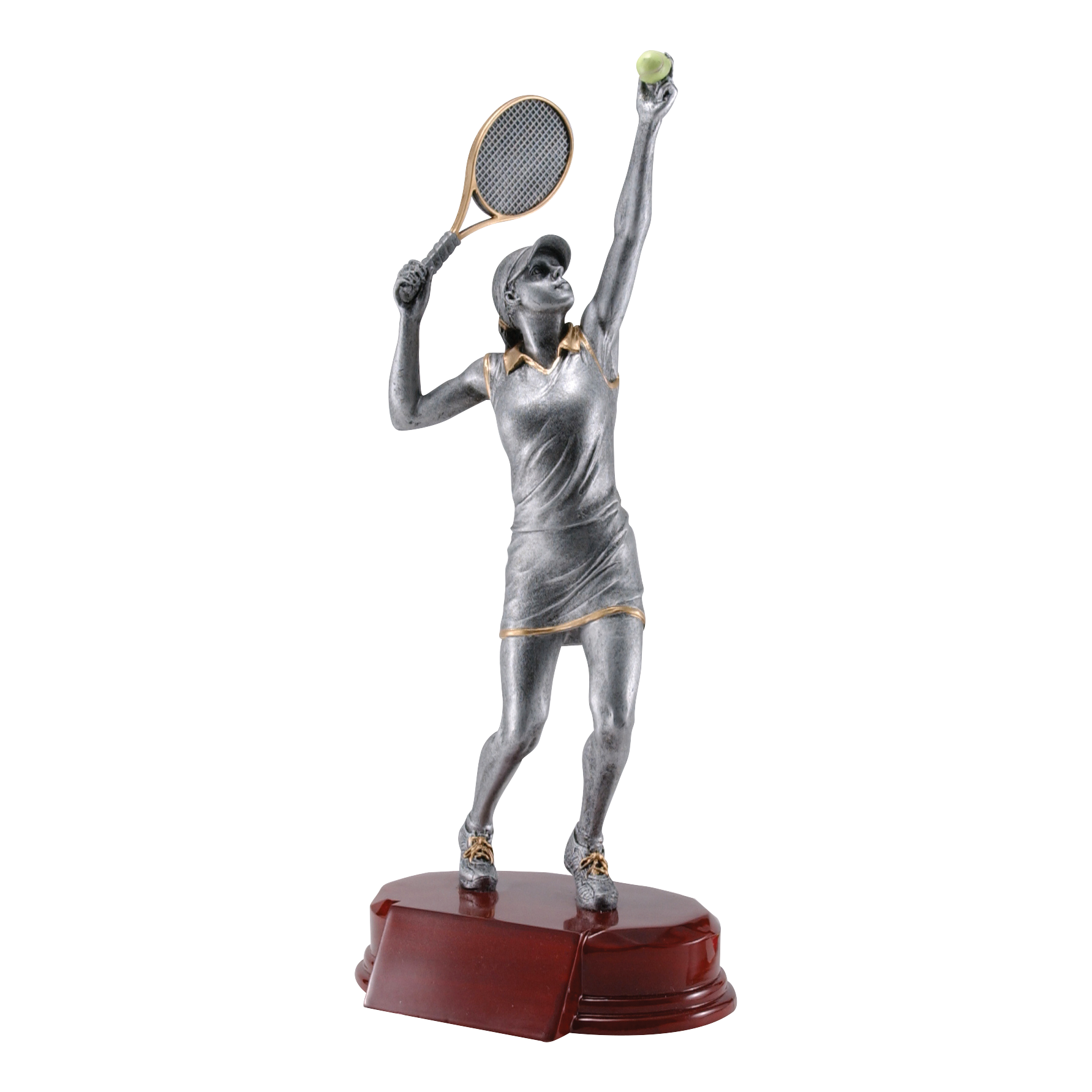 Tennis Sculpture Award Female 10.5"
