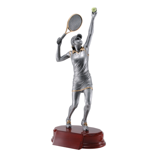 Tennis Sculpture Award Female 10.5"
