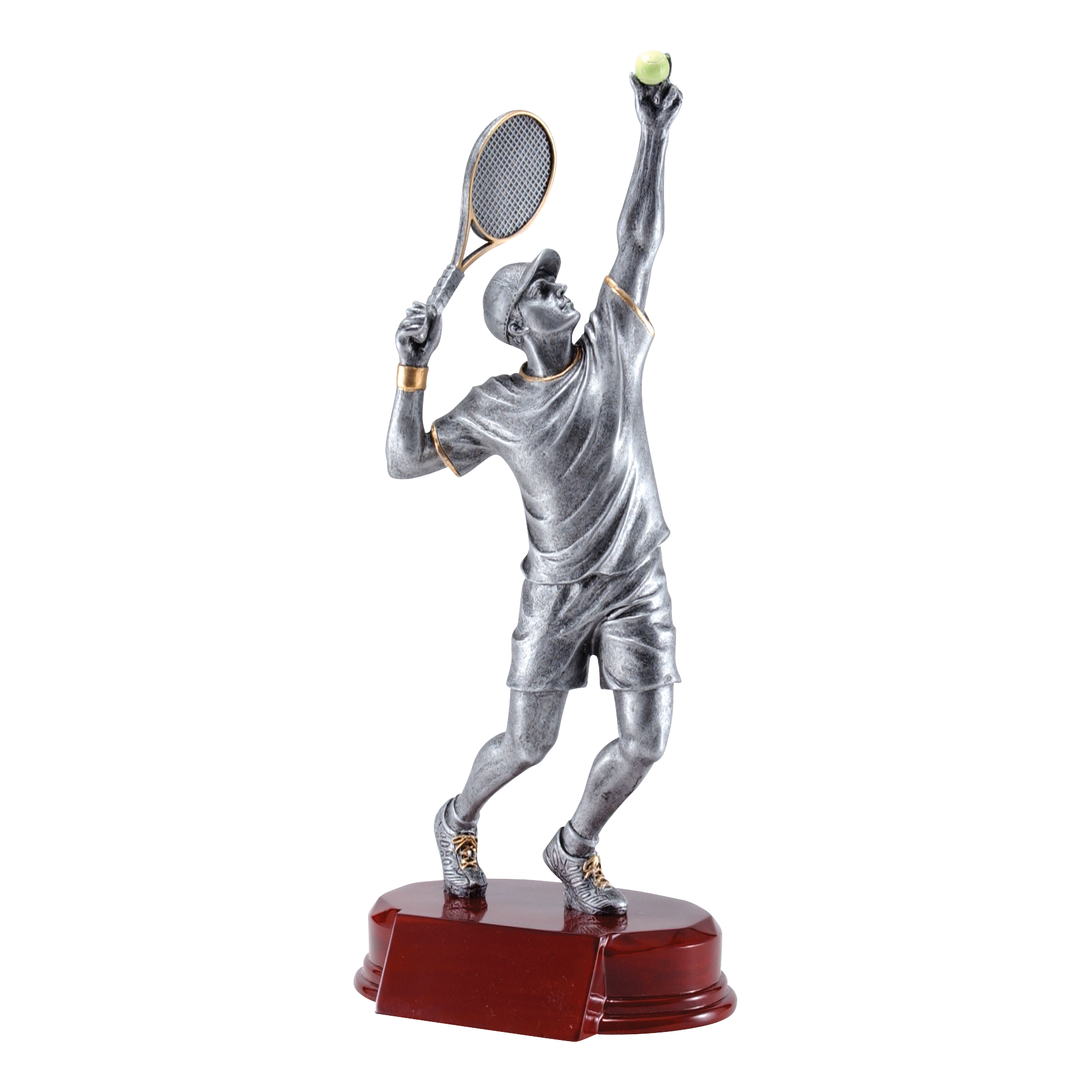 Tennis Sculpture Award Male 10.5"