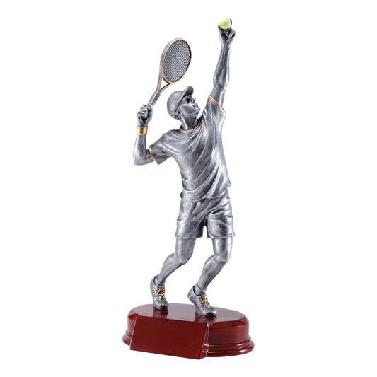Tennis Sculpture Award Male 10.5"