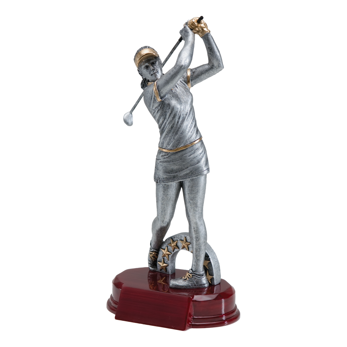 Golf Sculpture Awards Female 10"