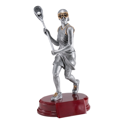 Lacrosse Sculpture Award Female 9"