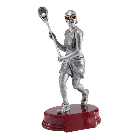Lacrosse Sculpture Award Female 9"
