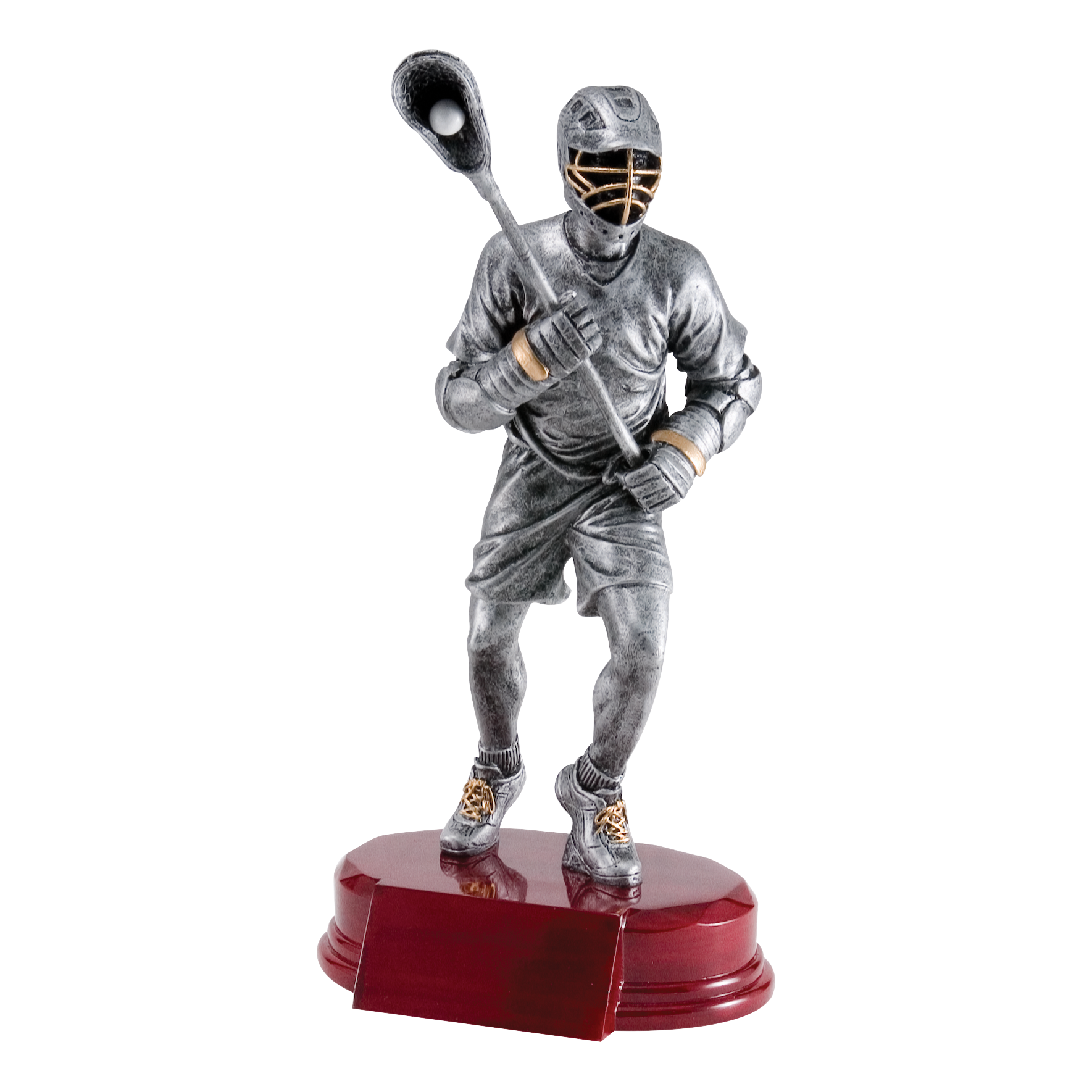 Lacrosse Sculpture Award Male 9"