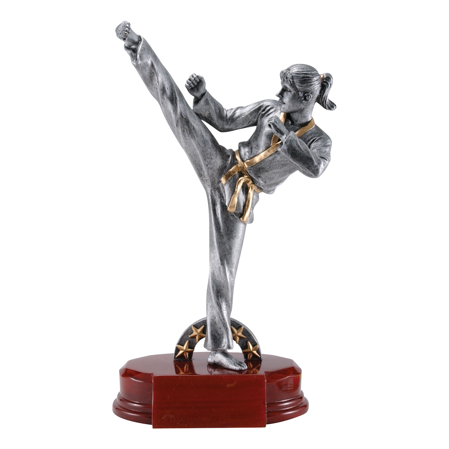 Karate Sculpture Award Female 8.5"