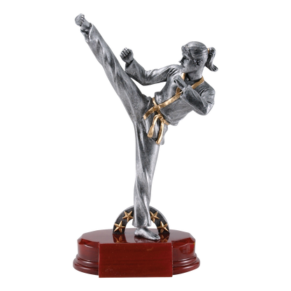 Karate Sculpture Award Female 8.5"