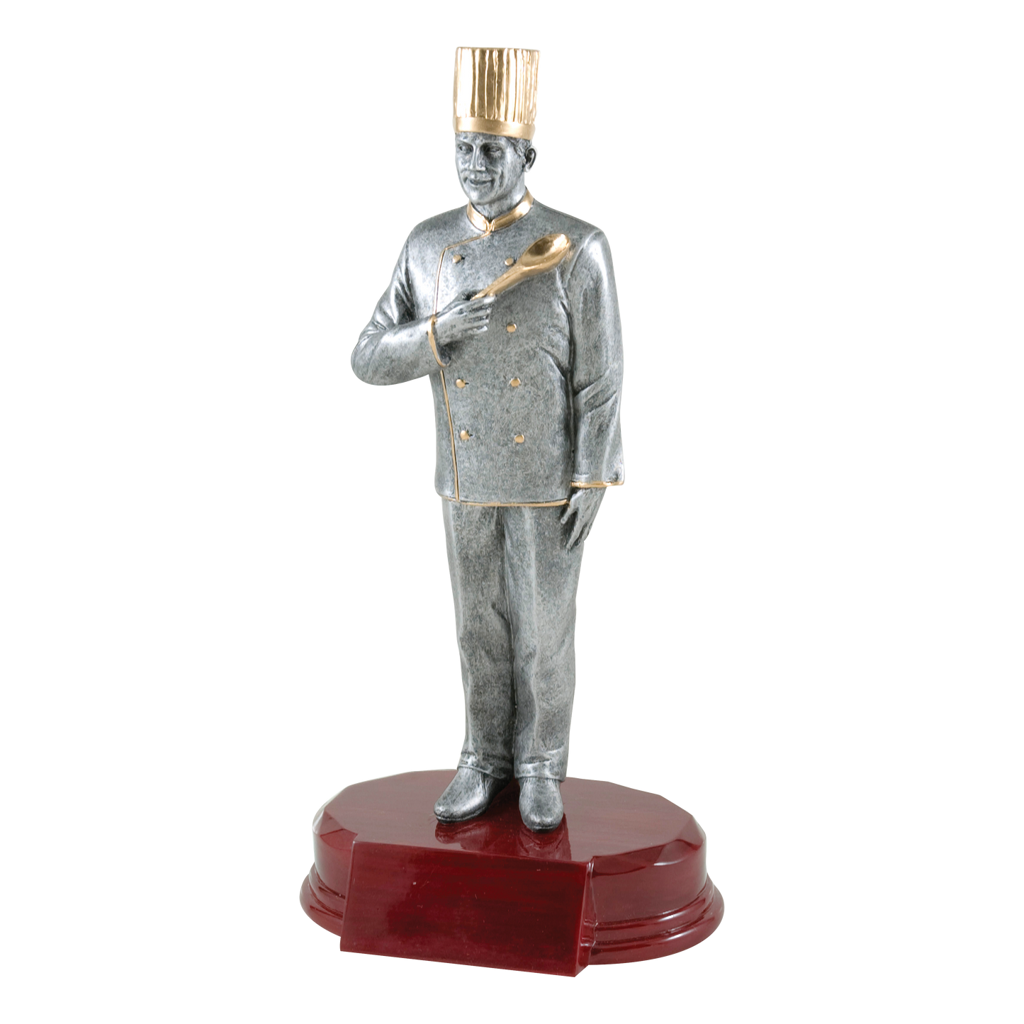 Chef Sculpture Award Male 9.25"