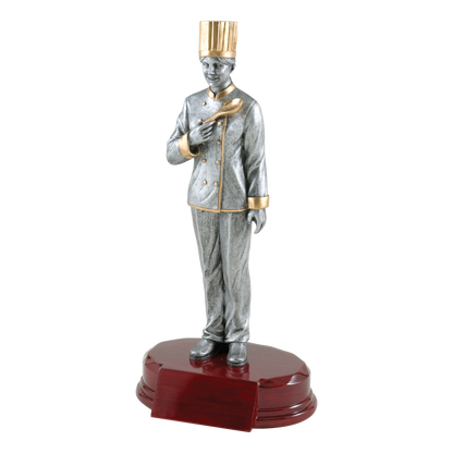Chef Sculpture Award Female 9.25"