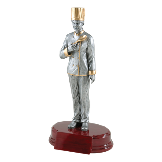 Chef Sculpture Award Female 9.25"