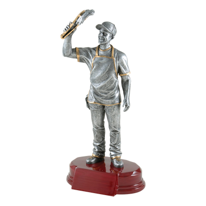 BBQ Chef Sculpture Award 9.25"