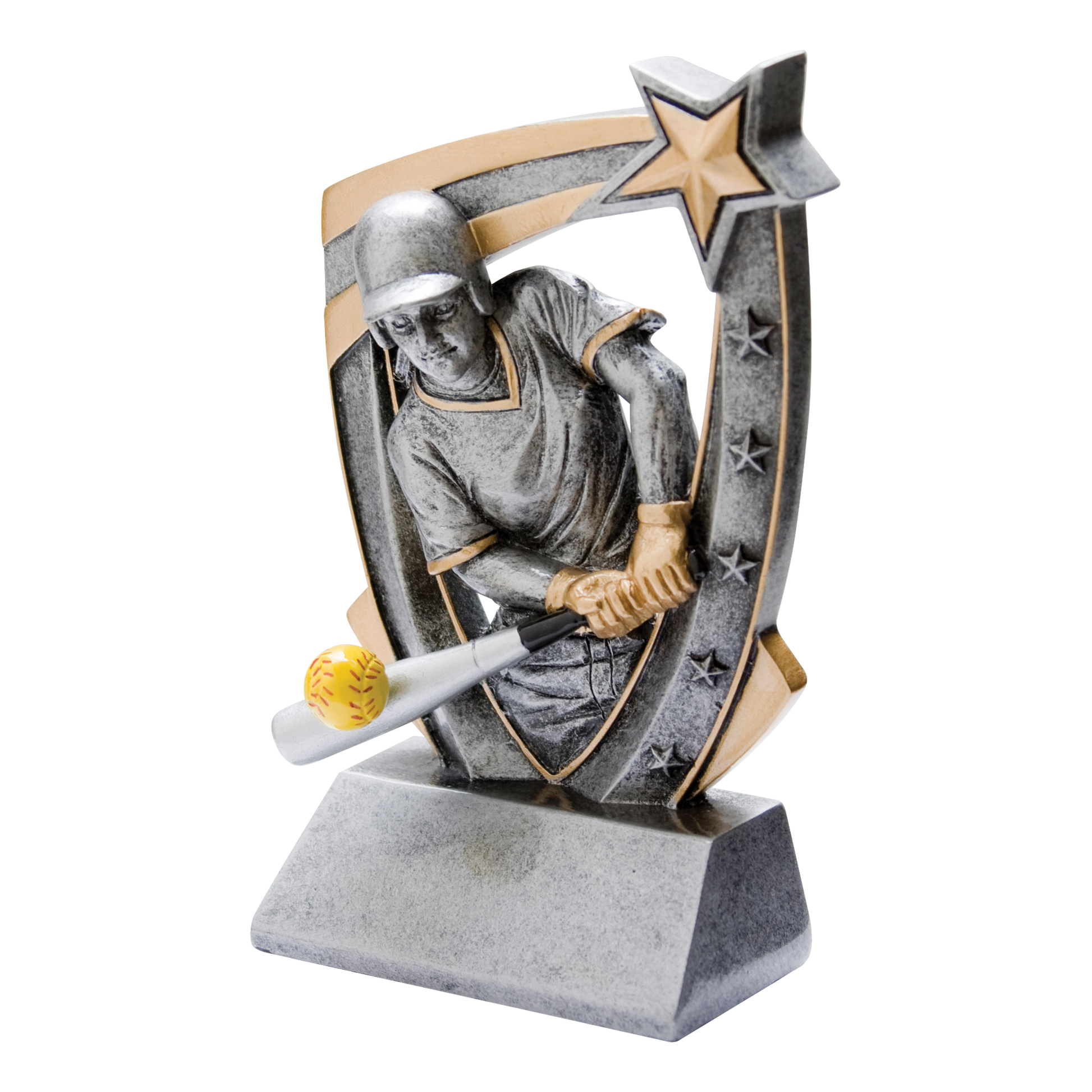 3D Star Softball Award 6"