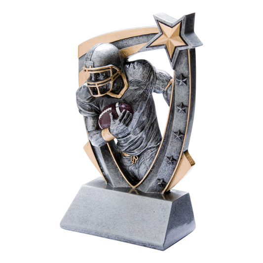 3D Star Football Award 6"