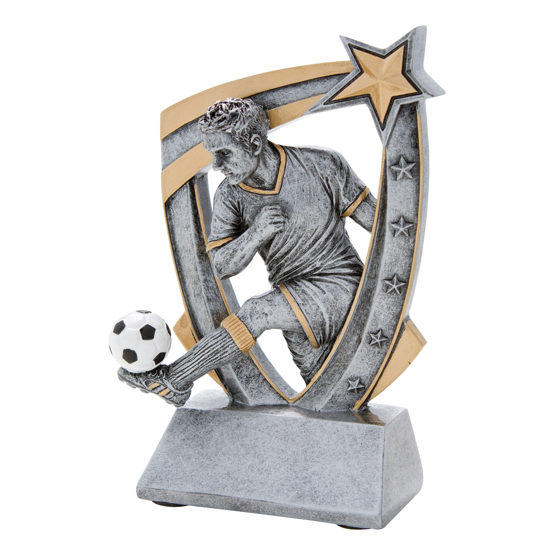 3D Star Soccer Award Male 6"