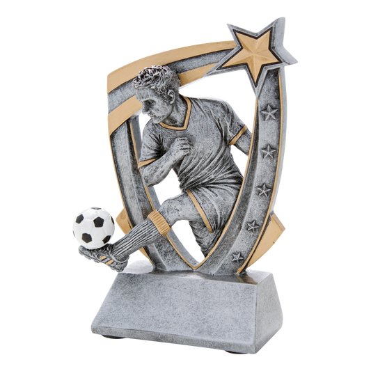 3D Star Soccer Award Male 6"