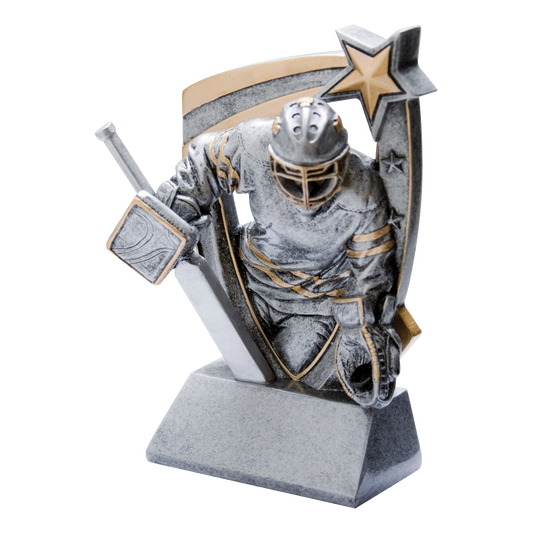 3D Star Hockey Goalie Award 6"