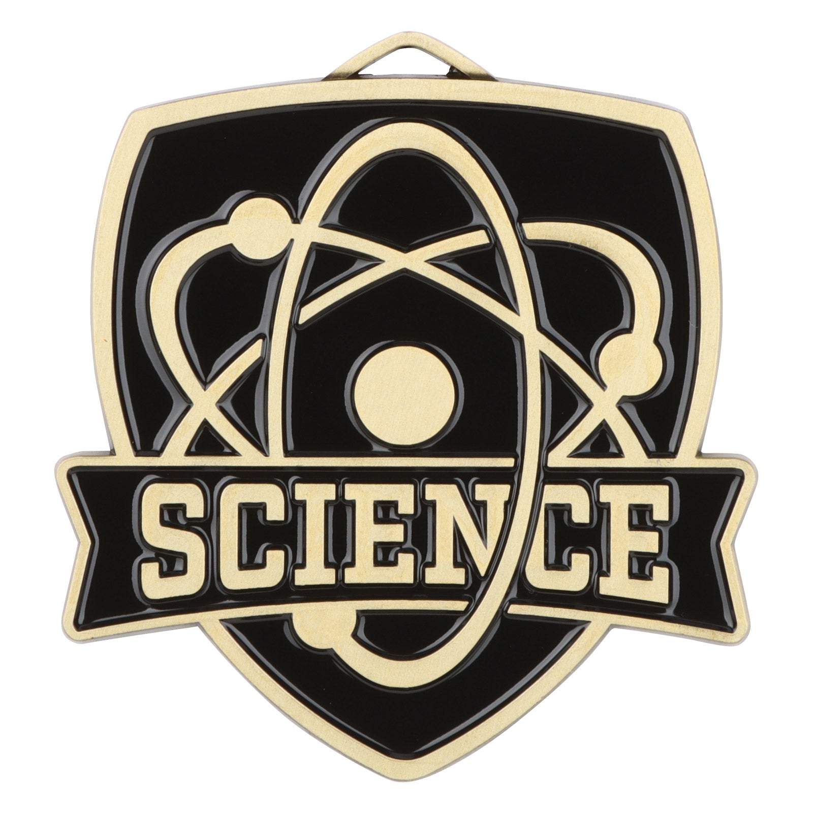 Shield Science Medal 2.5" / Gold