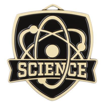 Shield Science Medal 2.5" / Gold