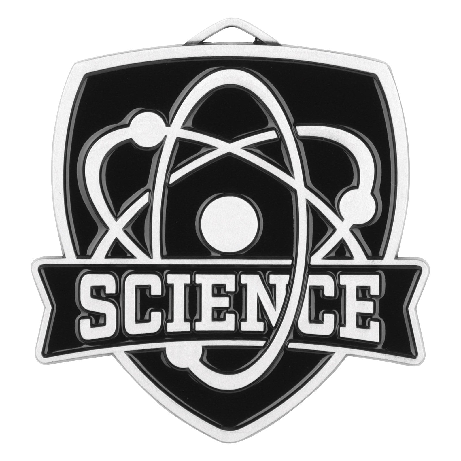 Shield Science Medal 2.5" / Silver