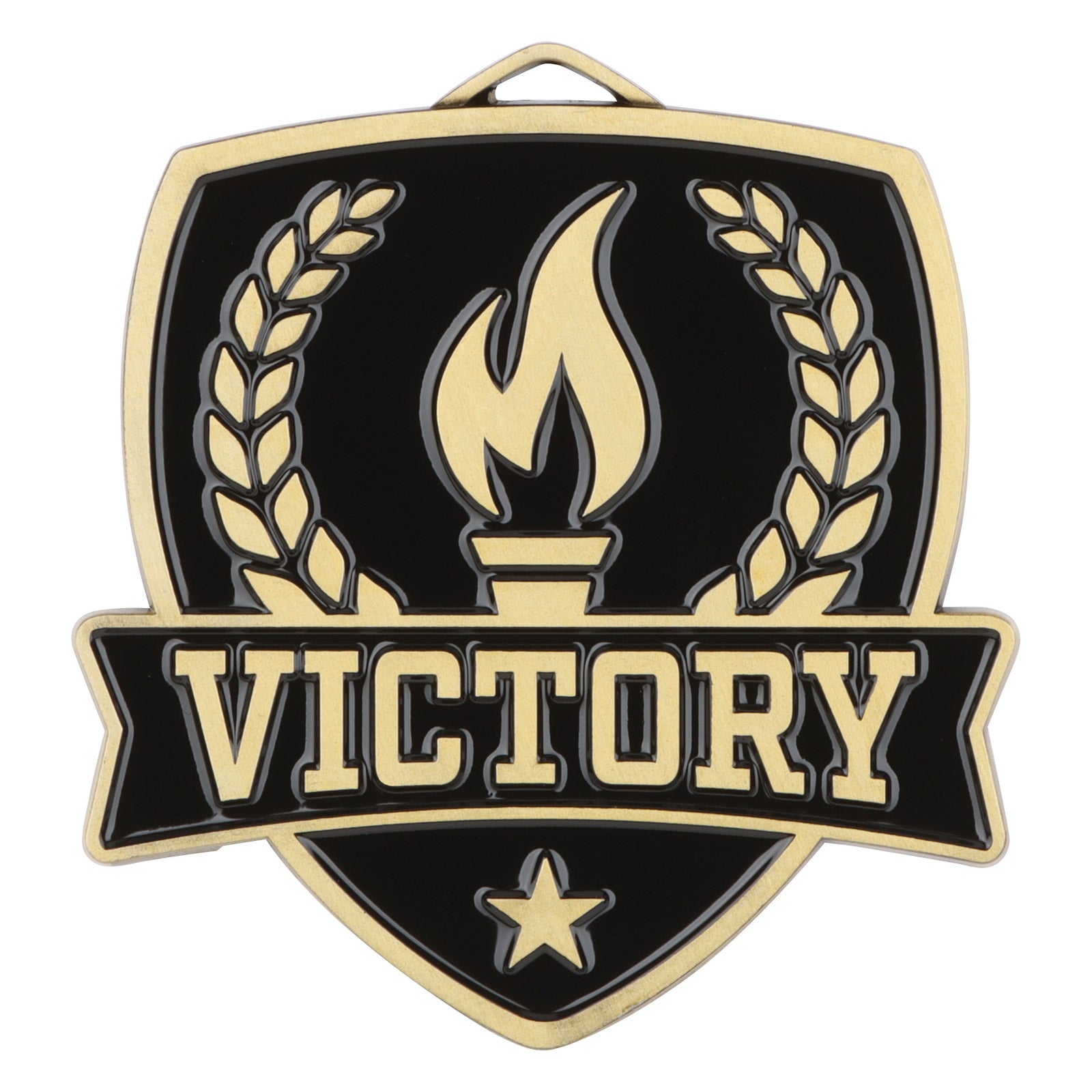 Shield Victory Medal 2.5" / Gold