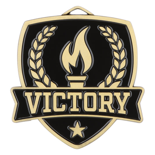 Shield Victory Medal 2.5" / Gold