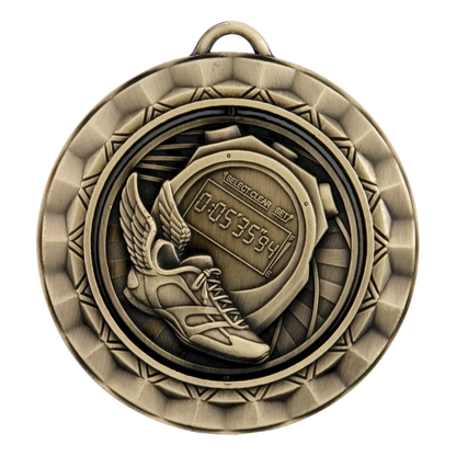 Spinner Track Medal 2.375" / Gold