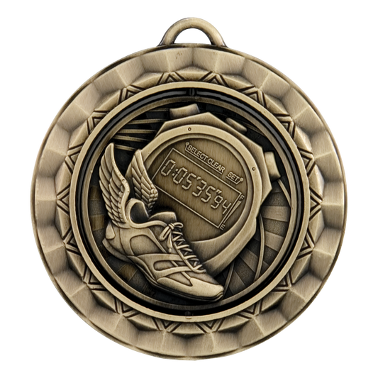 Spinner Track Medal 2.375" / Gold