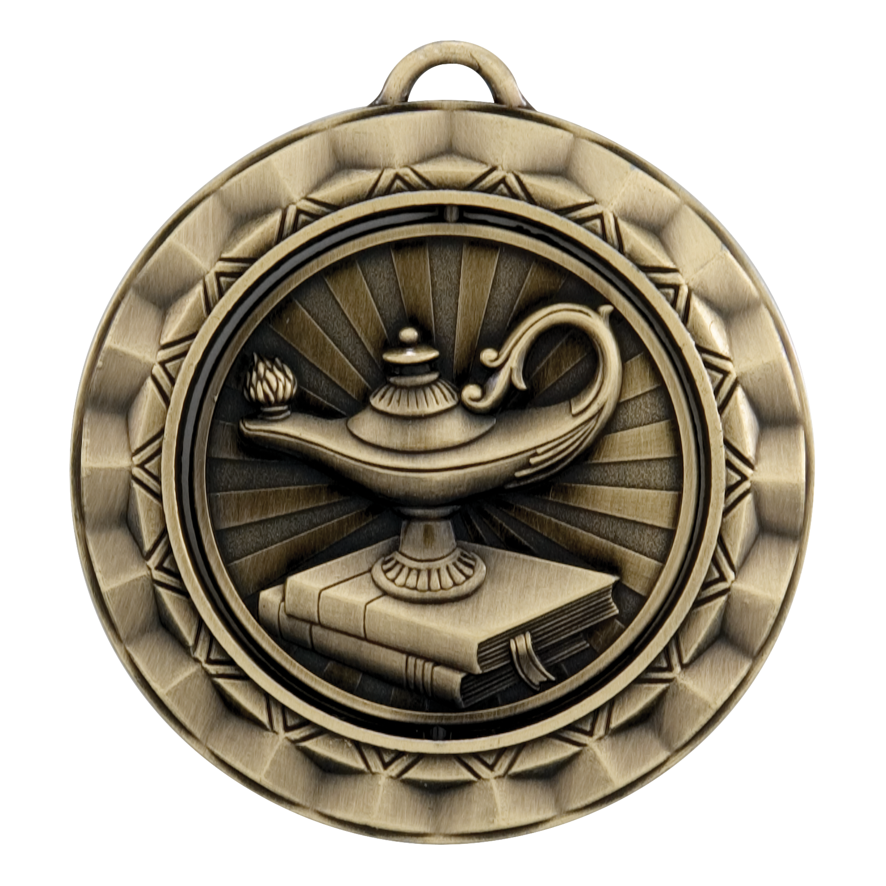 Spinner Academic Medal 2.375" / Gold