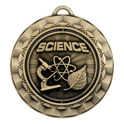 Spinner Science Medal 2.375" / Gold