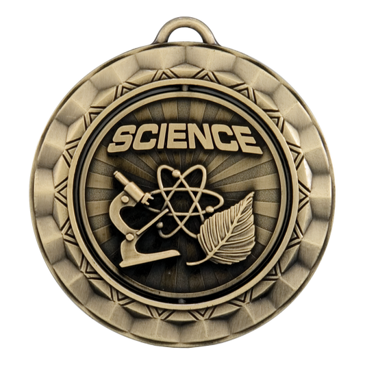 Spinner Science Medal 2.375" / Gold